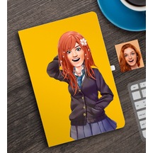 Kişiye Özel Animasyon Bebek Karikatürlü Defter-4B Çok Renkli