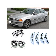 Bmw E46 M Logolu Beyaz 17-18-19-20 Janta Uyumlu 4.lü Kaliper Kapagı