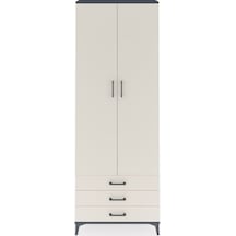 Arges Dolap 2 Raflı 3 Çekmeceli Tek Askılı 88x30x243 Antrasit-aytaşı Antrasit Arges Dolap 2 Raflı 3 Çekmeceli Tek Askılı 88x30x243 Antrasit-aytaşı Antrasit