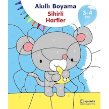 Akıllı Boyama-Sihirli Harfler 3-4 Yaş- Uçanbalık Yayıncılık