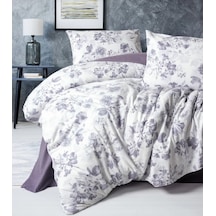 Cotton Box Flanel Çift Kişilik Nevresim Takımı Sadie Mor