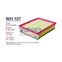 Wunder Wh107 Hava Filtresi - Volkswagen Transporter T4 (Süngerli) 540135651