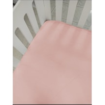 60X120 Lastikli Renforce Bebek Çarşaf Takımı - Toz Pembe