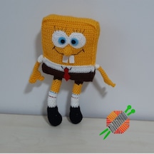 Amigurumi Örgü Oyuncak Sünger Bob