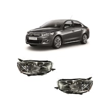 Citroen C - Elysee Sağ Sol Motorlu Far Lambası Set 2012-2016