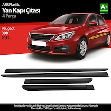 S-dizayn Peugeot 308 Abs Plastik Yan Kapı Çıtası 2015 Üzeri A+ Kalite