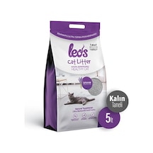 Leos Cat Litter Lavanta Kokulu Kalın Topaklaşan Bentonit Kedi Kumu 5 L
