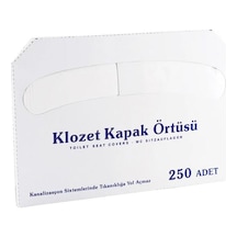 Şeylişeyler - Klozet Kapak Örtüsü 200'lü Tek Kullanımlık Hijyenik Tuvalet Kağıdı 5 Paket