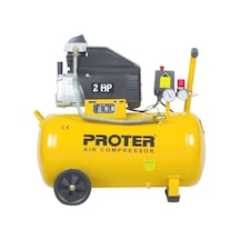 Proter 2 Hp 8 Bar 50 LT Yağlı Hava Kompresörü
