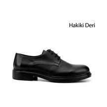 Gönderi(R) Gönderi R Siyah Bağcıklı Baskılı Hakiki Deri Klasik Ayakkabı Siyah Gönderi(R) Gönderi R Siyah Bağcıklı Baskılı Hakiki Deri Klasik Ayakkabı Siyah