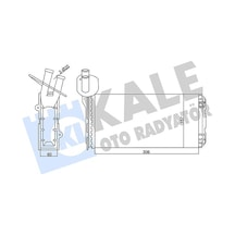 Kale Kalorifer Radyatörü Al/mknk Volkswagen Transporter T4 96-03 Kal 346450