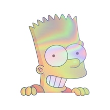 Simpson Sticker Araba, Motorsiklet, Kask, Laptop, Cam Sticker 12x10 Cm