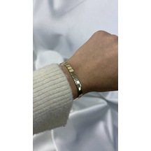 Aynalı Yılan Altın Bileklik Sarı Altın 40098947
