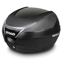 Sh-34 Topcase 34 Lt Taşıma Black Carbon Çanta