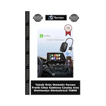 Teknik Ürün Otomotiv Parçası Pratik Cihaz Kablosuz Carplay Araç Multimedya Dönüştürücü Tab08 Diğer