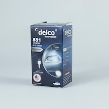 Delco U.s.a H27 881 Sis Farı Ampulü 12 Volt 27w Eğri Soket 10 Adet