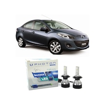 Mazda 2 Uzun + Kısa Far Ampulü H4 Access Yeni Seri Beyaz 2008-2014