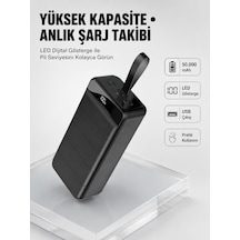 Tüm Cihazlarla Uyumlu 50.000 Mah Powerbank Yüksek Kapasiteli, Led Gösterge Ve Akıllı Koruma Fonksiyonlu - Lisin Çok Renkli