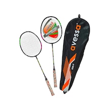 Özel Üretim Tahsis Egzersiz Antrenman 888-f Tek Parça Badmington Raket Set Çift