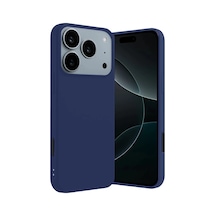 Apple Uyumlu iPhone 17 Pro Uyumlu First Silikon - Lacivert
