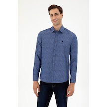U.s. Polo Assn. Erkek Lacivert Gömlek Desenli 50296864-vr033 Lacivert