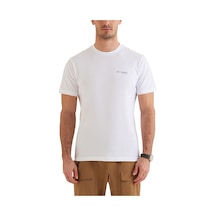 Columbia Cs0373 Csc M Pfg Tarpon Print Ss Tee Erkek T-shirt-28391-beyaz