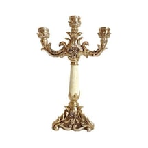 DEKORATİF ÜRÜNLER  Salon Takımları-FLY 3 LÜ ŞAMDAN-DH3185YG-11