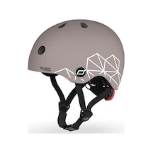 Scoot And Ride Lifestyle Bebek Kaskı Xxs-s Brown Lines 181206-96563