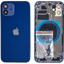 Apple Uyumlu iPhone 12 Boş Kasa Mavi