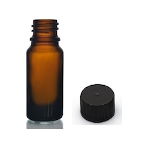 20ml Kahverengi Şişe Düz Kapaklı, 24 Adet, Cam Şişe, Esans Şişesi, Yağ Şişesi, Kozmetik Şişesi