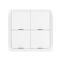 Zigbee Dörtlü Düğmesi Tuya, Smart Life,zigbee2mqttuyumlu - Pil Hariç Standart