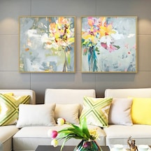 Yağlı Boya Tablo %100 El Yapımı Home In Joy 75Cmx75Cm (535799541)