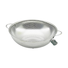 28cm Metal Kulplu Çelik Sepet Süzgeç İnce Tel Ayaklı 5580 Çok renkli