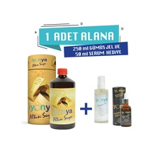 1lt Altın Suyu 250ml Gümüş Jel Ve 50cc Bakım Serumu Hediye