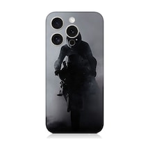 Apple Uyumlu iPhone 15 Pro Max Motosiklet Sürücüsü Desenli Silikon Kılıf Silikon