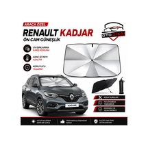 Renault Kadjar Şemsiye Tip Ön Cam Güneşliği Katlanabilir Uv Korumalı Araç Cam Güneşlik