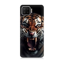 Oppo A73 Uyumlu Vahşi Kaplan Desenli Silikon Kılıf