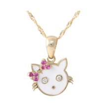 Kitty Altın Kedi Kolye As359Kl Altınsepeti