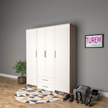4 Kapılı Trend Gardrop Membran Kapak Suntalam Antrasit