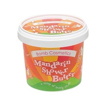 Bomb Cosmetics Mandarine & Orange Temizleyici Duş Kremi 320 G Açık Mavi