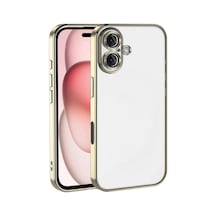 Newface Apple İphone 17 Razer Lensli Silikon - Gold