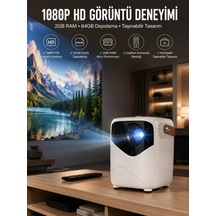 Taşınabilir Android Projeksiyon Wifi Destekli 4k Multimedia Tabanlı Ev Ve Ofis Tipi