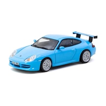 Mey İthalat 1/64 Model Araç 911 Gt3 Type 996 Light Blue