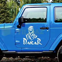 Dakar Off Road Cam Yan Kapı Oto Sticker Araba Yapıştırma Etiket