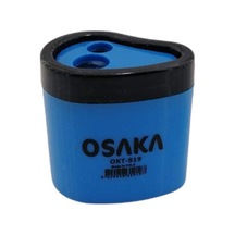 Osaka Mavi Çift Hazneli Damla Şekilli Kalemtraş