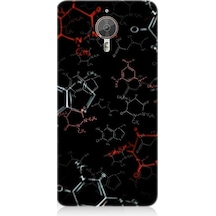 General Mobile Gm5 Plus Uyumlu Kimya Formülü Desenli Silikon Kılıf