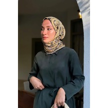 Carell Sena Sever'in Tercihi Desert Kahve Comfy İpek Şal Çok Renkli