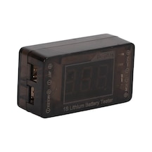 Fosenze 1s Lipo/life/lihv Pil Voltaj Test Cihazı - 4 Farklı Arayüz Jst/molex/mcpx/mcx - 0.36 İnç Kırmızı Ekran - Polarity Koruma Aok-041