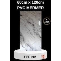 Alternatif Kaplama Uv Pvc Fırtına Mermer Desenli 1 Adet 60x120cm Ev Ofis Otel Duvar Kaplama Paneli Diğer