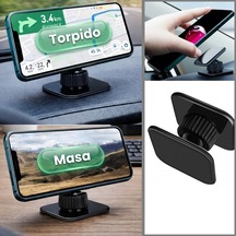 Jel Yapışkanlı Araba Telefon Tutucu Torpido Tipi Güçlü Masa Telefon Tutucu Telefon Sabitleyici